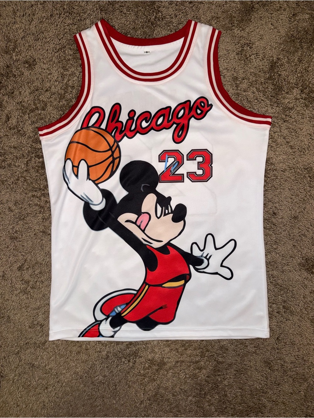 Mickey Mouse Chicago Bulls Basketball Jersey #23